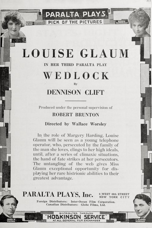 Wedlock (1918) poster