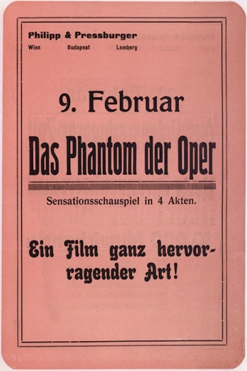 Das Phantom der Oper (1916) poster