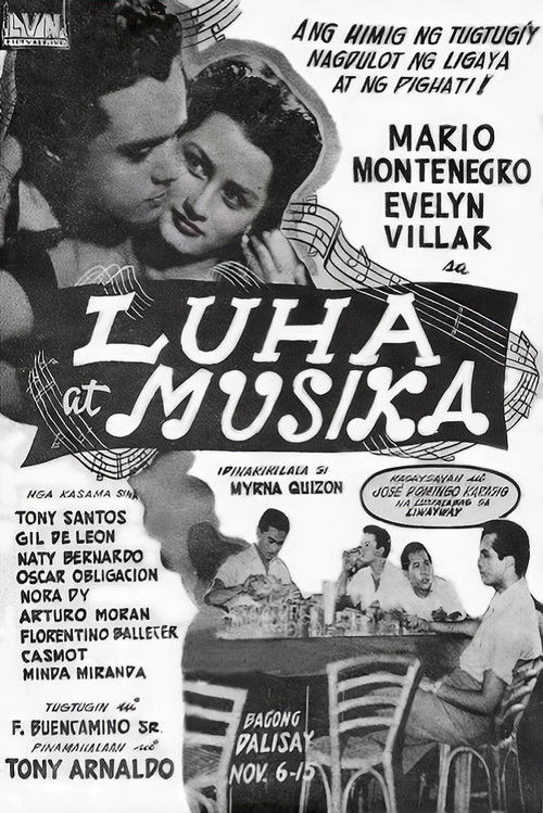Luha at Musika (1953) poster