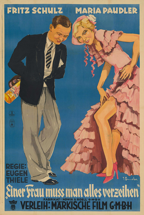 Einer Frau muß man alles verzeih'n (1931) poster