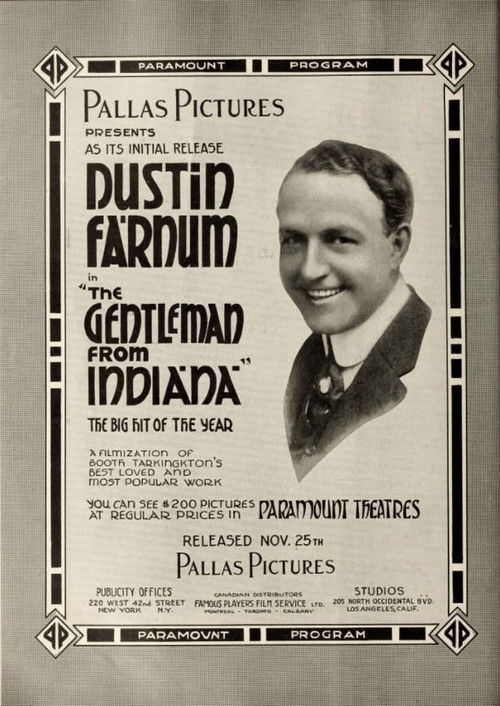 The Gentleman from Indiana (1915) poster