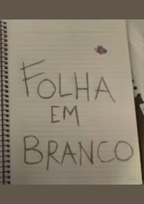 Folha em branco (2011) poster