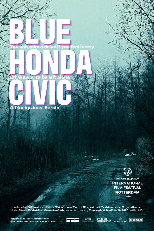 Blue Honda Civic (2020) poster