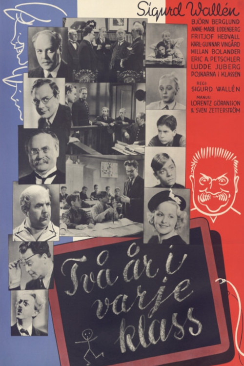 Två år i varje klass (1938) poster