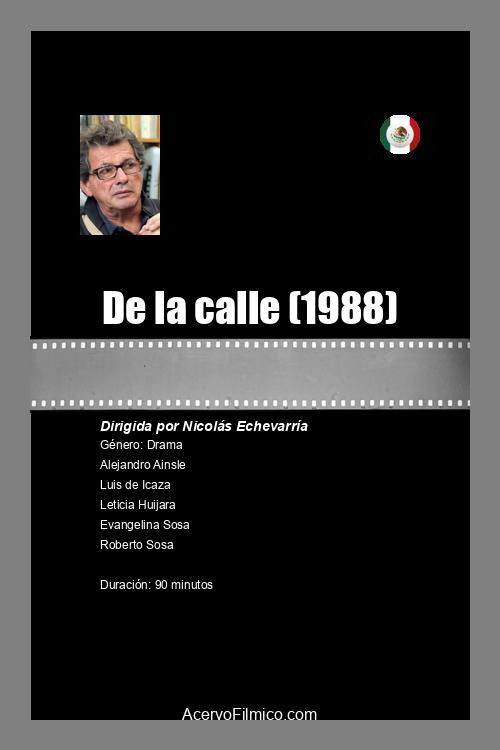 De la calle (1988) poster