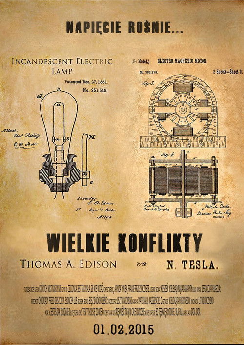 Edison vs Tesla (2015) poster