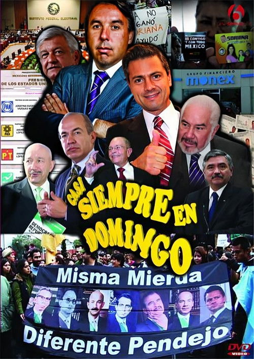 Casi siempre en domingo (2012) poster