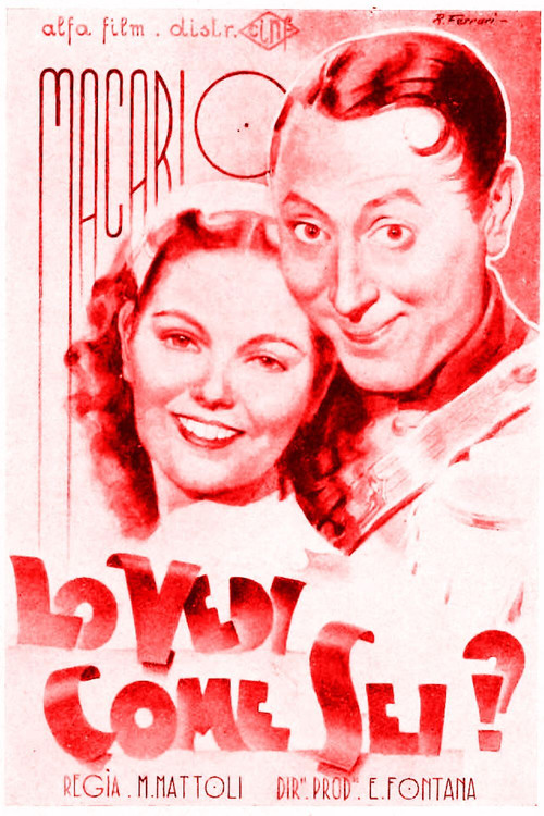 Lo vedi come sei...lo vedi come sei? (1939) poster