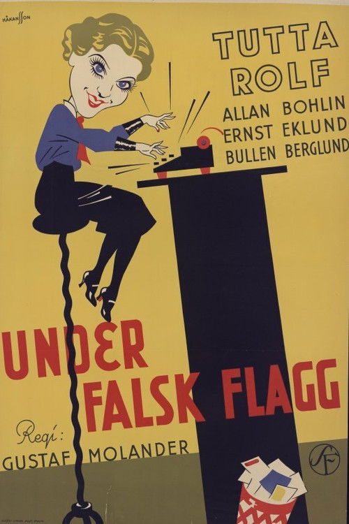 Under falsk flagg (1935) poster