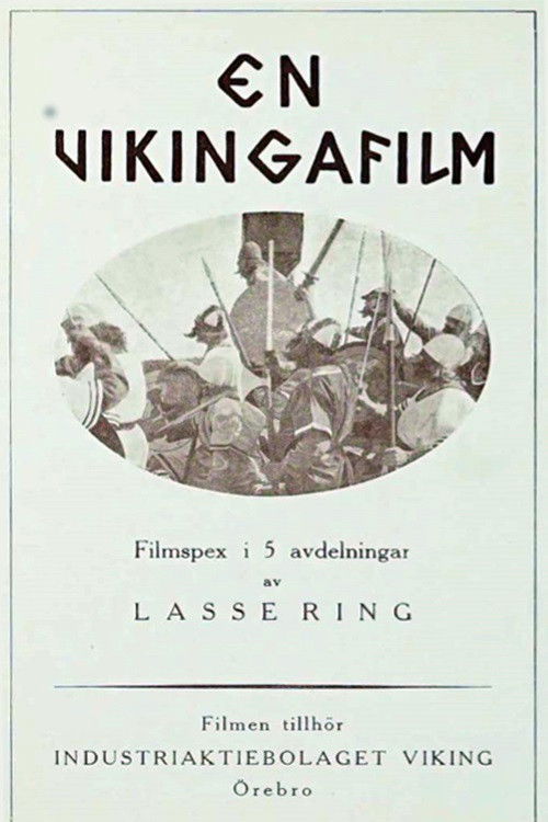En vikingafilm (1922) poster