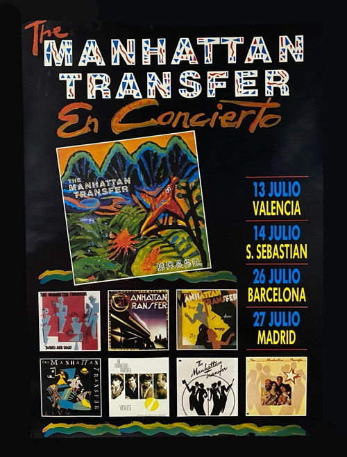 The Manhattan Transfer · Velòdrom d'Horta (Barcelona, 1989) (1989) poster
