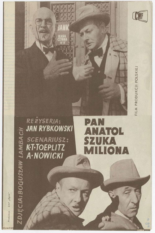 Pan Anatol szuka miliona (1959) poster