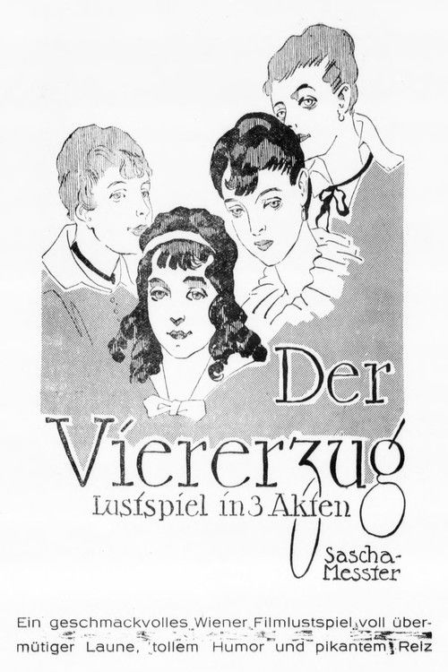 Der Viererzug (1917) poster