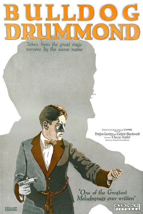 Bulldog Drummond (1922) poster