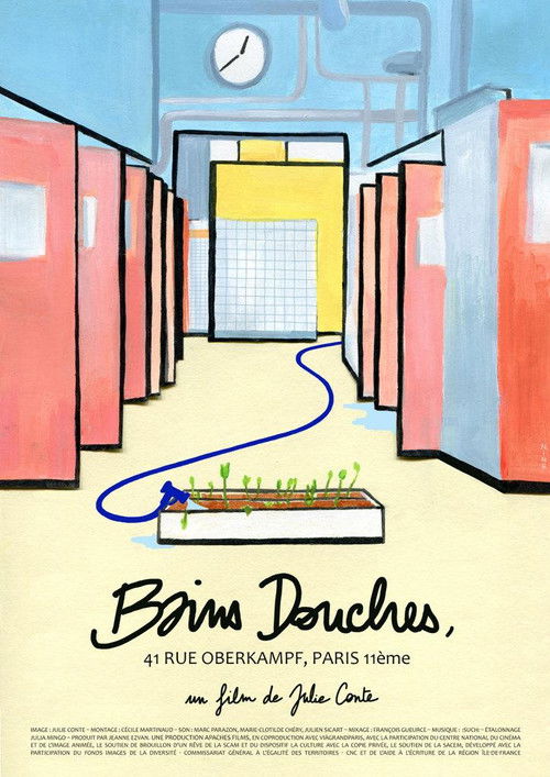 Public showers, Oberkampf street, Paris (2019) poster