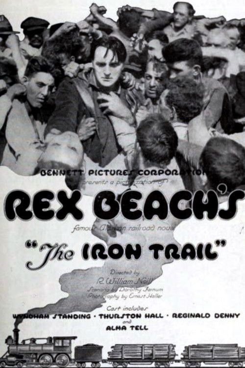 The Iron Trail (1921) poster