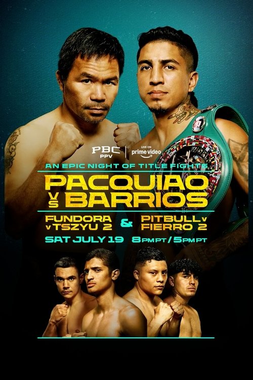 Manny Pacquiao vs. Mario Barrios (2025) poster
