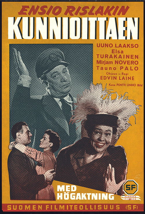 Kunnioittaen (1954) poster