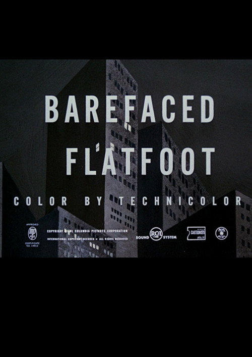 Barefaced Flatfoot (1951) poster