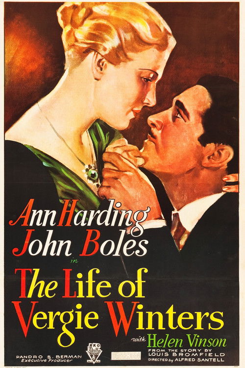 The Life of Vergie Winters (1934) poster