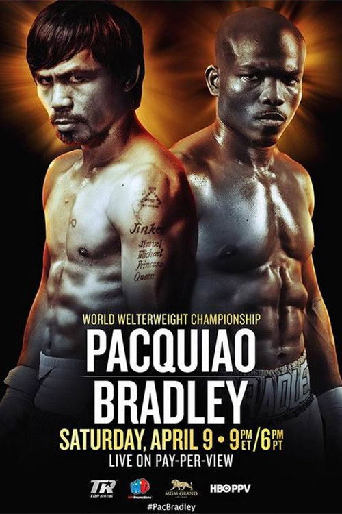 Manny Pacquiao vs. Timothy Bradley III (2016) poster