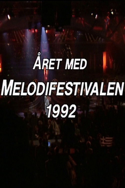 Året med melodifestivalen 1992 (1992) poster