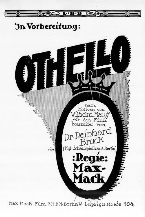 Othello (1918) poster