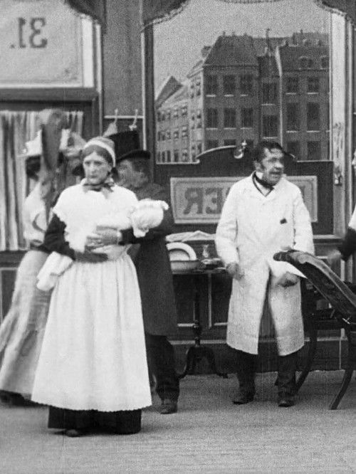 The Barber's Baby's Christening (1908) poster