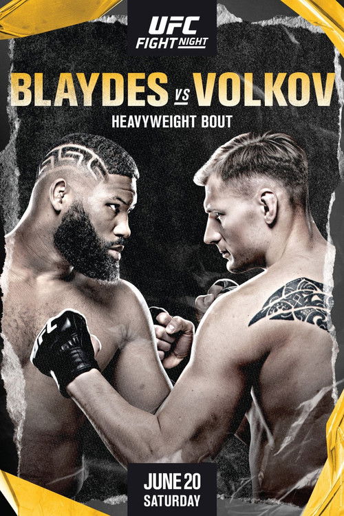 UFC on ESPN 11: Blaydes vs Volkov (2020) poster