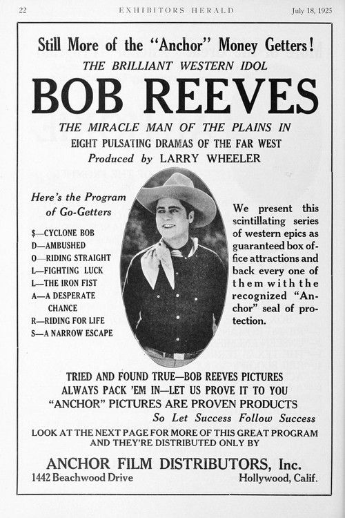 Cyclone Bob (1925) poster