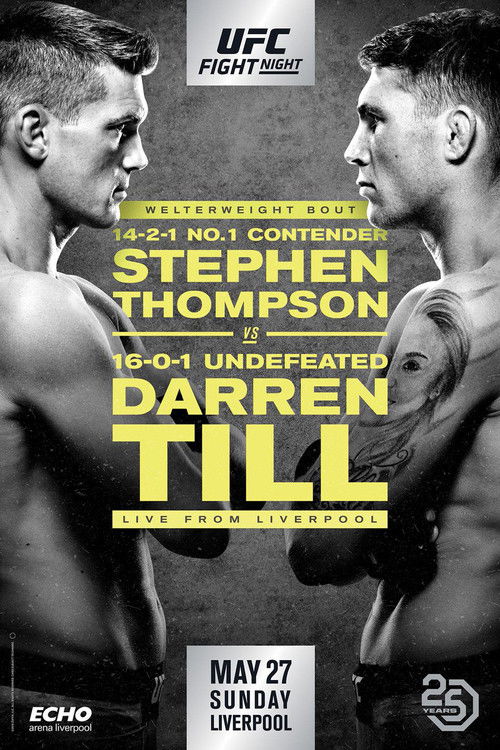 UFC Fight Night 130: Thompson vs. Till (2018) poster