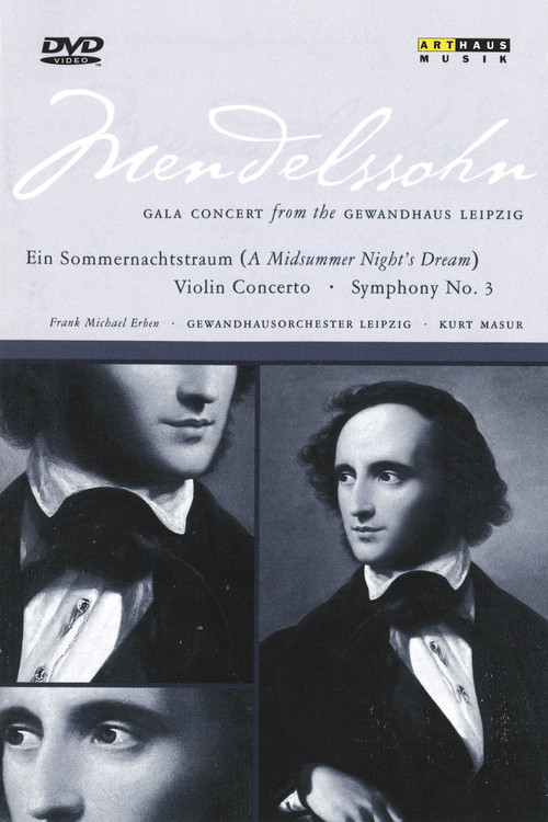 Mendelssohn Gala Concert From the Gewandhaus Leipzig (1997) poster