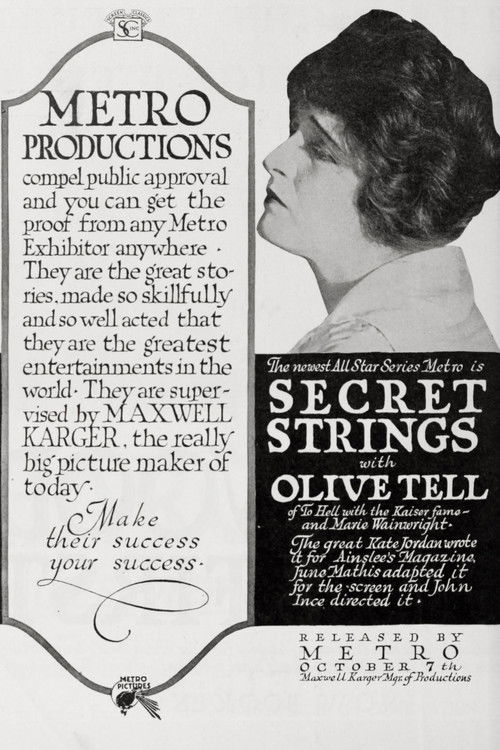 Secret Strings (1918) poster