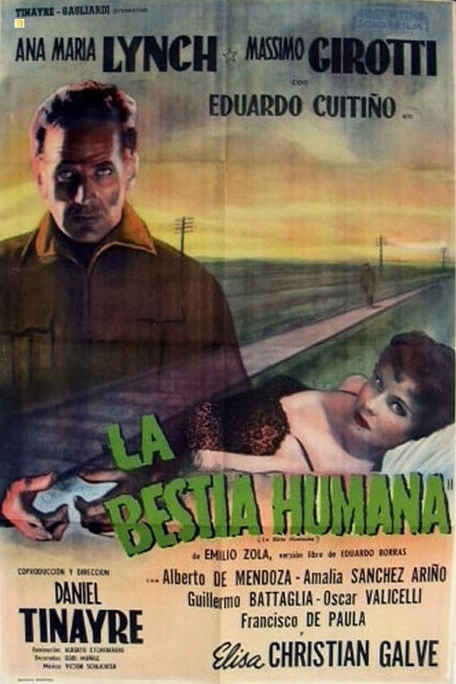 La bestia humana (1957) poster