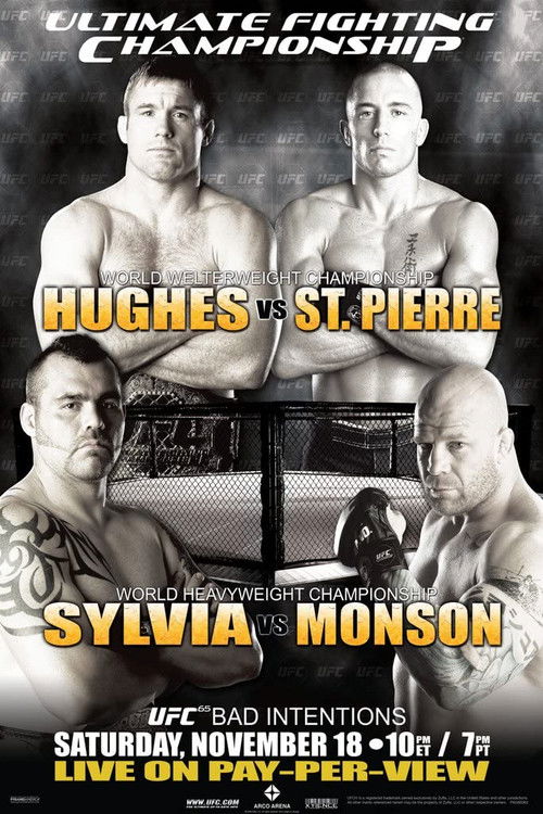 UFC 65: Bad Intentions (2006) poster