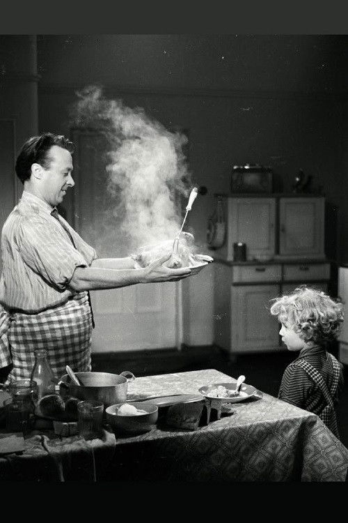 Mehed jäävad koju (1956) poster