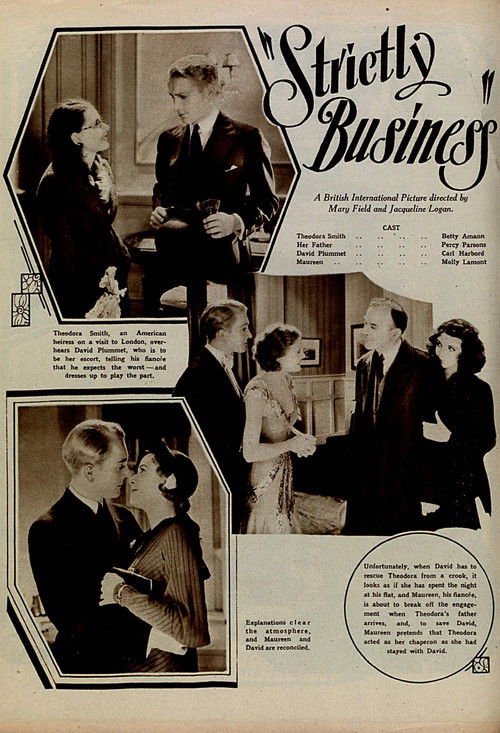 Strictly Business (1931) poster