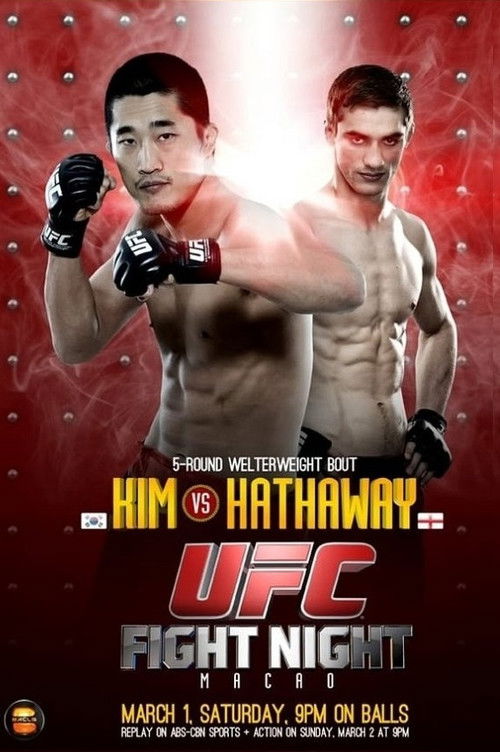 The Ultimate Fighter China Finale: Kim vs. Hathaway (2014) poster