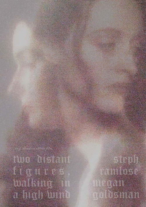 Two Distant Figures, Walking in a High Wind (2023) poster