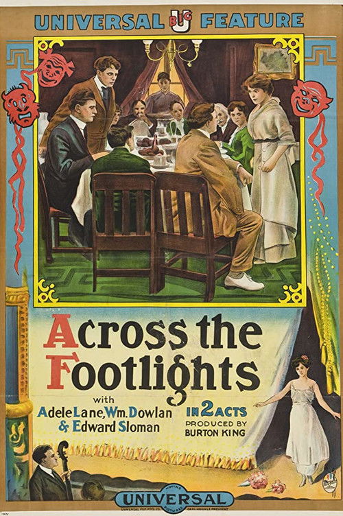 Across the Footlights (1915) poster