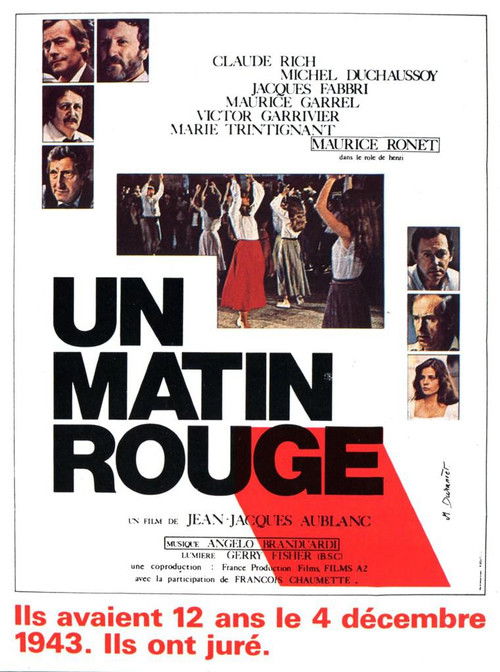 Un matin rouge (1982) poster