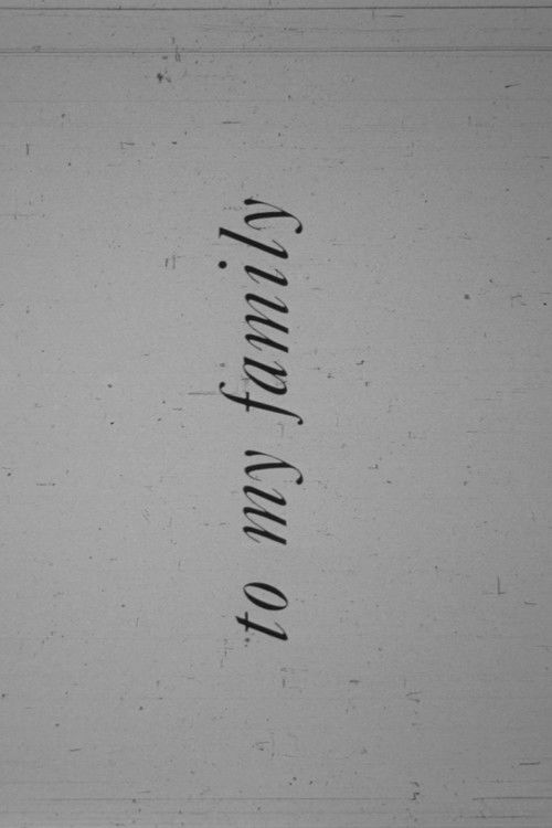 To My Family (1972) poster