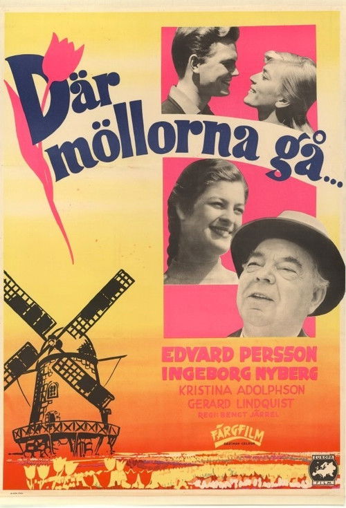 Där möllorna gå... (1956) poster