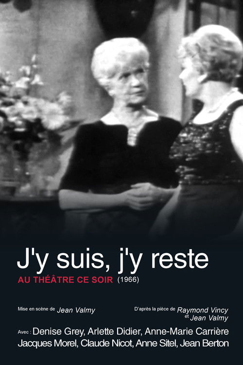 J'y suis, j'y reste (1966) poster