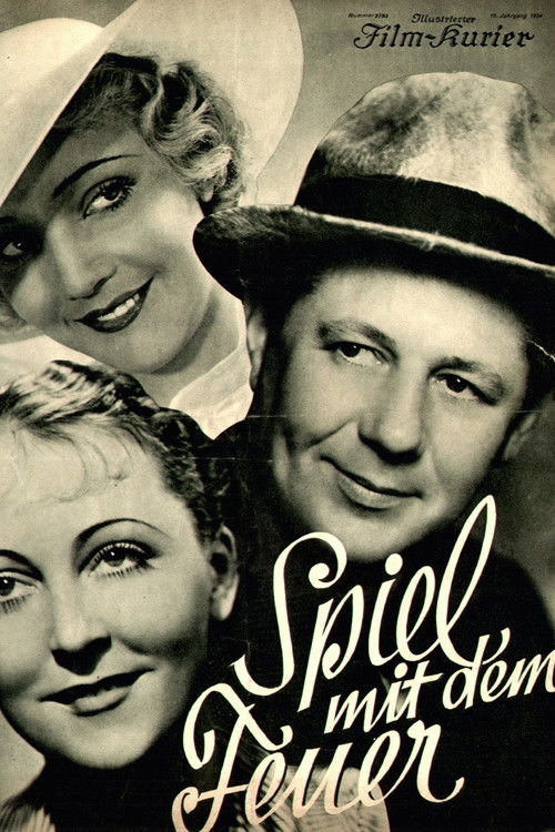 Spiel mit dem Feuer (1934) poster