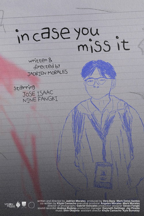 in case you miss it (2025) poster