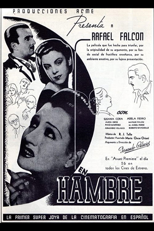 Hambre (1938) poster