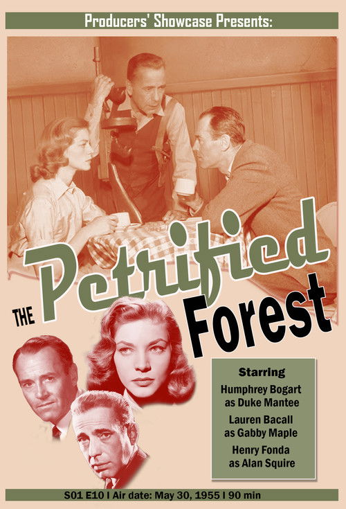 The Petrified Forest (1955) poster