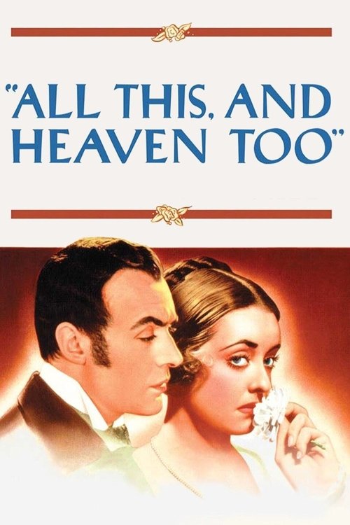 All This, and Heaven Too (1940) poster