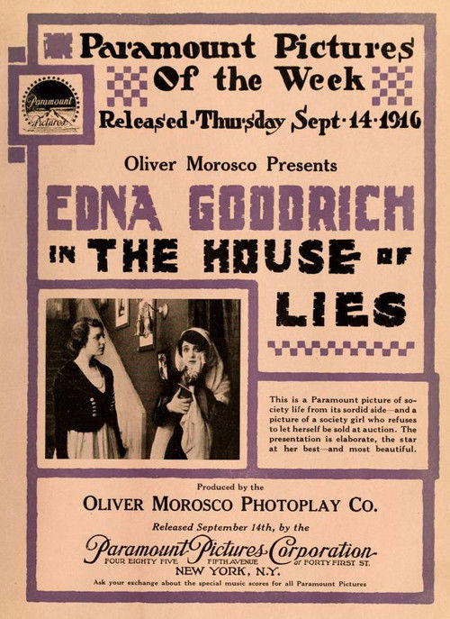 The House of Lies (1916) poster